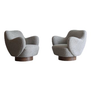 Kagan-Dreyfuss Swivel Chairs, Model 100a, by Vladimir Kagan, C. 1960s - Set of 2 For Sale