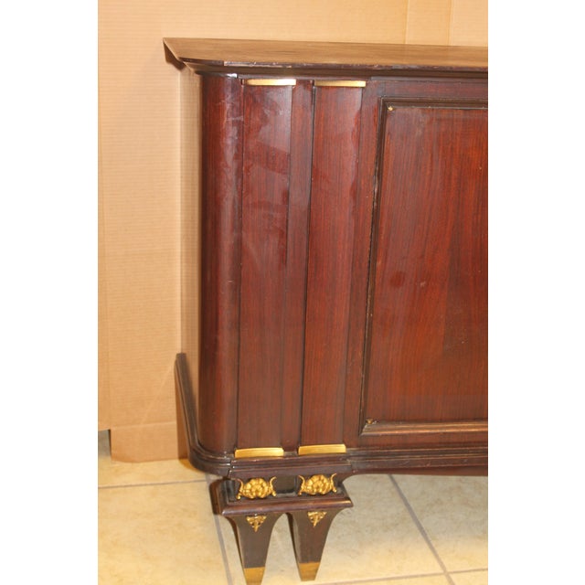 1940's French Art Deco Grand Palisander "Rio" Buffet/ Sideboard/ Credenza - Sale! For Sale - Image 9 of 13