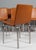 Tan Dining Chairs in Tan Leather and Stainless Steel by Jørgen Høj for PP Møbler, 2010s, Set of 8 For Sale - Image 8 of 10