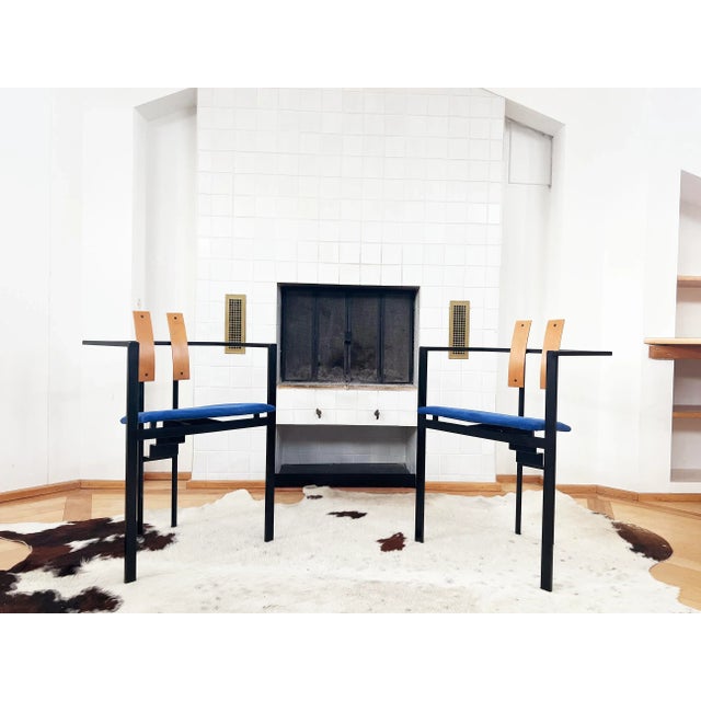 KFF Pair of Trix Chairs by Karl Friedrich Förster, Circa 1980 For Sale - Image 4 of 11