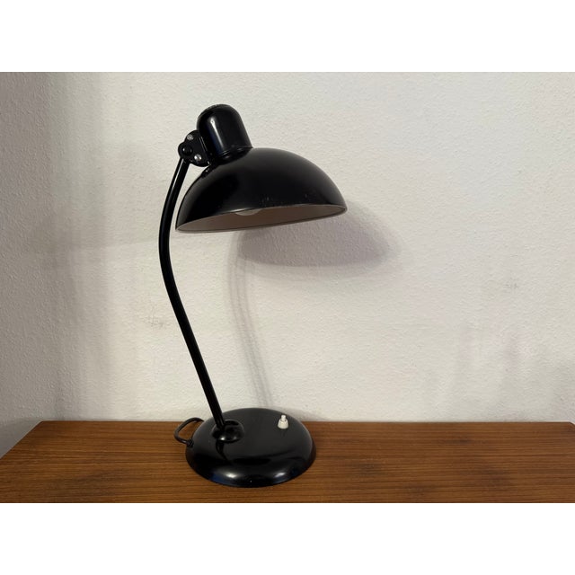 Metal Vintage Art Deco Bauhaus Model 6556 Desk Lamp from Kaiser Idell, 1930s For Sale - Image 7 of 18