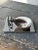 Rare Vintage Art Deco Mounted Natural Clam Shell + Chrome Cigar Tray, Circa 1930s For Sale - Image 13 of 16