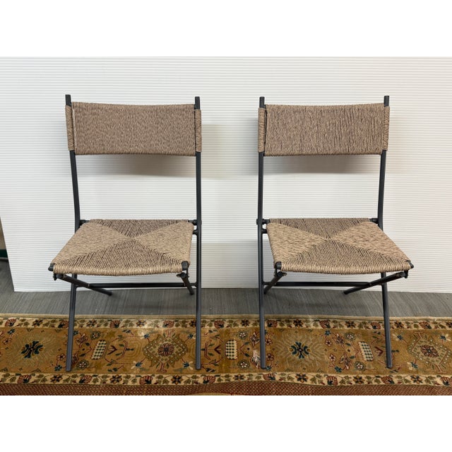 Design Plus Gallery presents a Pair of San Onofre Chairs from Crate & Barrel. These chairs take a stylish approach to the...