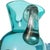 Mid 20th Century Barbini Murano Label Vintage Aqua Blue Gold Fleck Handle Italian Art Glass Pitcher Flower Vase For Sale - Image 5 of 5