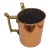 Antique 19th C Eastern European Copper Netilat Yadayim Ritual Washing Cup - Judaica For Sale