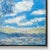 Impressionist oil on linen landscape painting by James R. Pascucci (1928-2015) 25 x 22 inches as float framed in champagne...