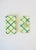 Vintage Kelly Green Cotton Dinner Napkins, Set of 6 For Sale - Image 10 of 13