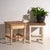 Bedside Tables in Pine Wood, Central Europe, 1940, Set of 2 For Sale - Image 3 of 3