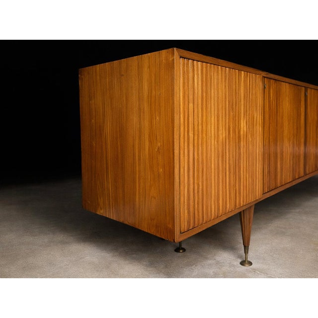 Giuseppe Scapinelli Reeded Credenza in Caviúna Wood by Giuseppe Scapinelli, Brazil, 1950s For Sale - Image 4 of 16