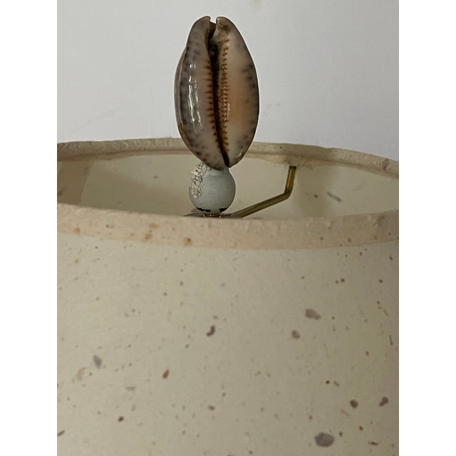 Pair of Organic Costal Organic Modern Sea Shell Lamps, For Sale - Image 4 of 9