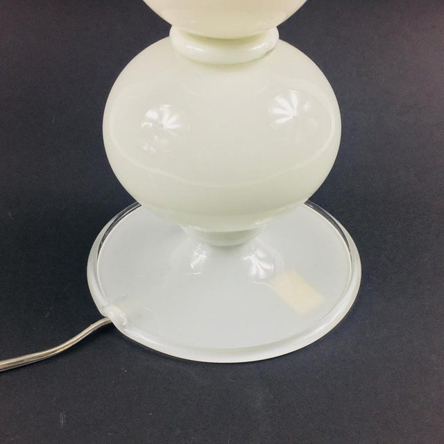 Large Mid-Century Murano Glass Table Lamp from Barovier & Toso, Italy, 1960s For Sale - Image 11 of 13