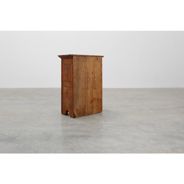 Small Antique 18th Century Oak Cabinet, France For Sale - Image 10 of 15