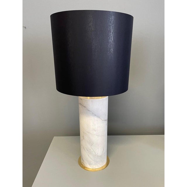 Monumental Marble Table Lamps, 1960, Set of 2 For Sale - Image 9 of 11