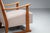 Oak Armchair with Curved Armrests, 1940s For Sale - Image 13 of 17