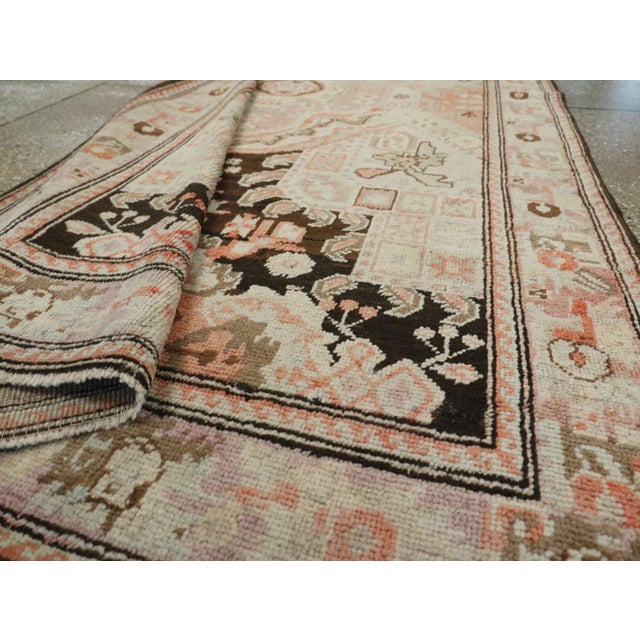 Galerie Shabab Collection Early 20th Century Russian Karabagh Runner For Sale - Image 10 of 10