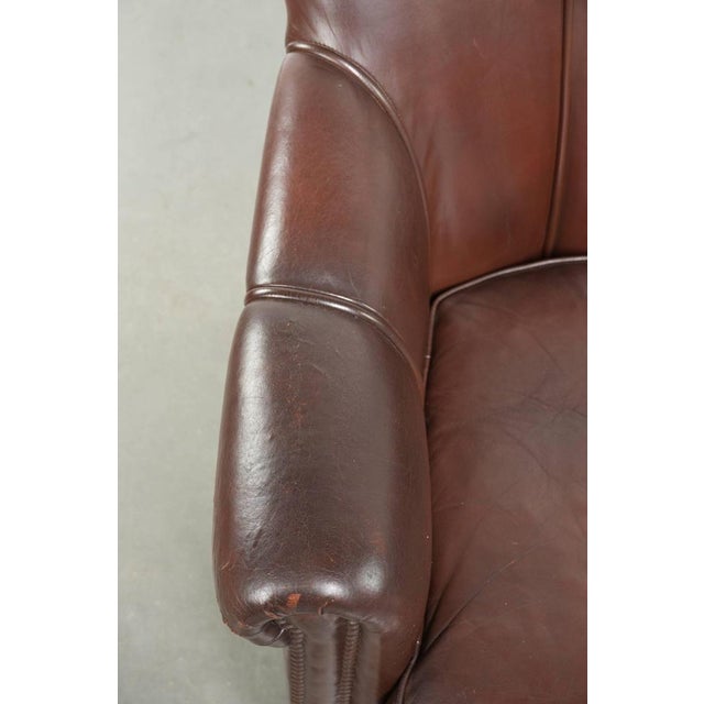 Animal Skin Club Chair in Sheepskin Leather For Sale - Image 7 of 15