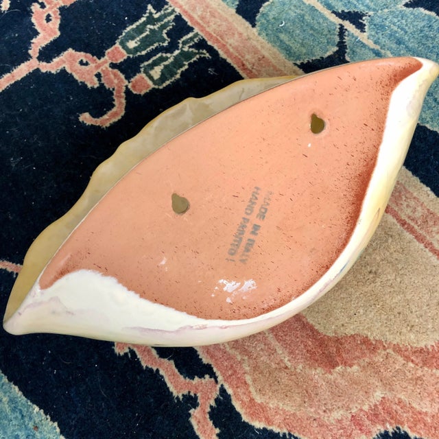 Vintage Italian Pottery Lemons Wall Pocket Planter For Sale In Buffalo - Image 6 of 7