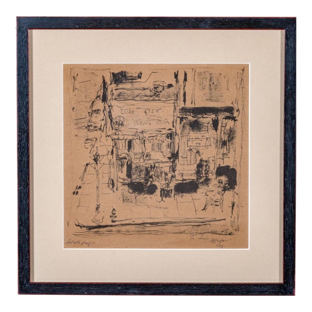 Mid 20th Century Signed Original Artist Proof Print by Reginald Murray Pollack For Sale