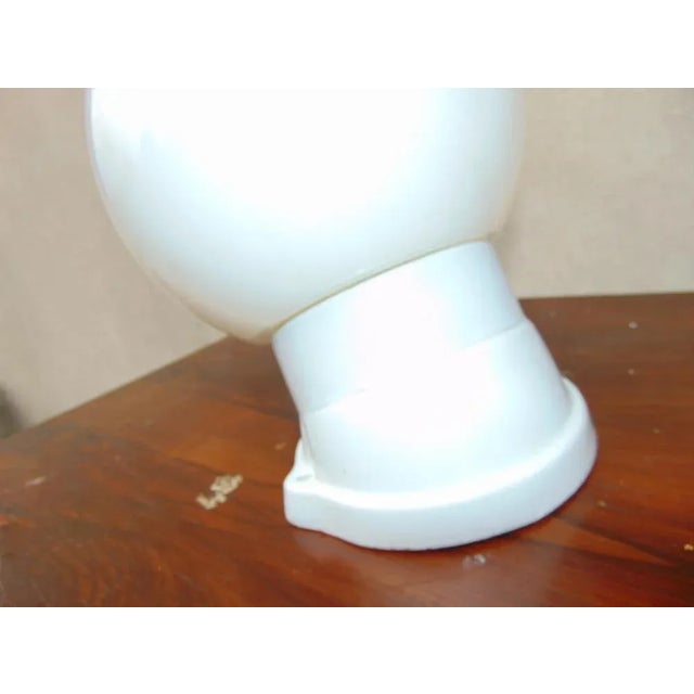 Art Deco Lamp in Porcelain For Sale - Image 4 of 7