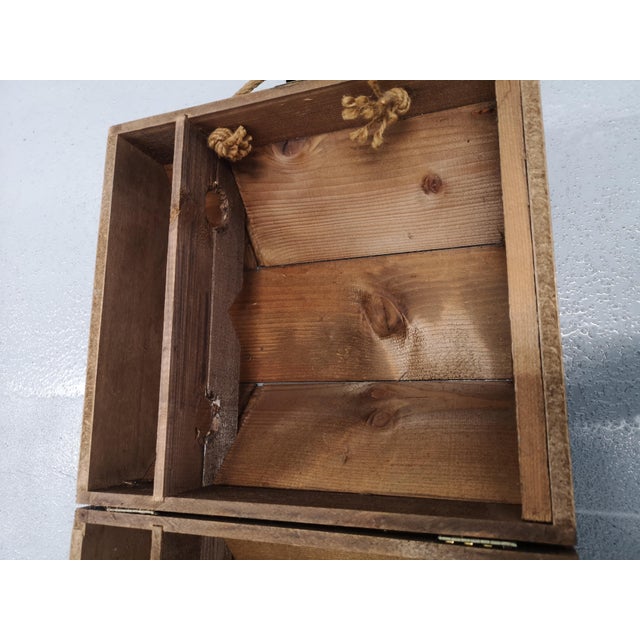 Wooden Wine Box, 1960s For Sale - Image 11 of 13