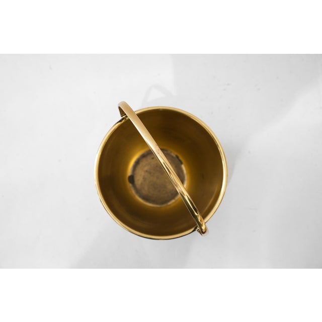 Ice Bucket in Brass, Vienna, Austria, 1920s For Sale - Image 3 of 9