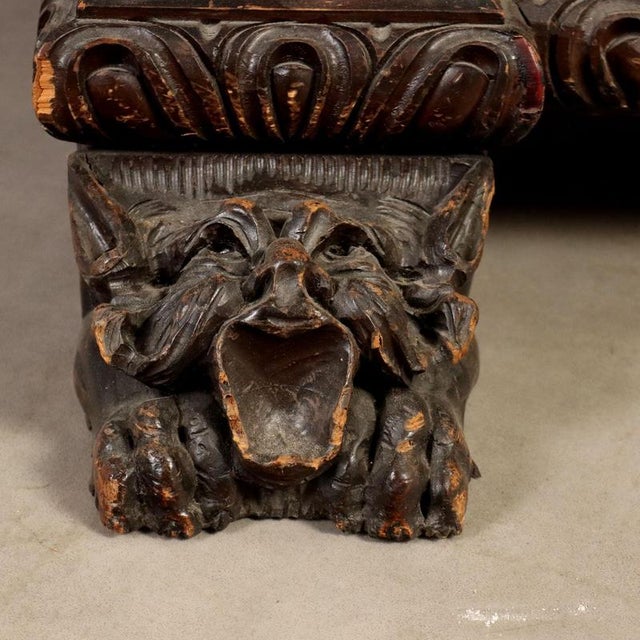 19th Century Neobaroque Walnut Display Cabinet For Sale - Image 10 of 16