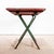 French Folding Wood and Forged Metal Base Table, 1950s For Sale - Image 6 of 10
