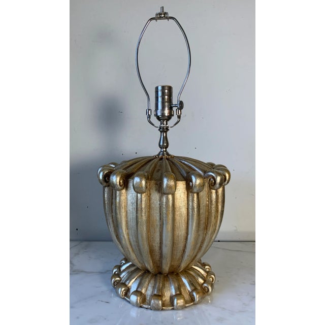Early 21st Century Hollywood Regency White Gold Lamp by Bryan Cox For Sale - Image 13 of 13