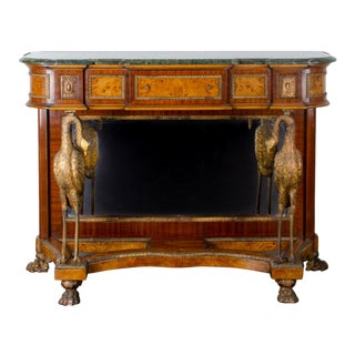 Mid 20th Century French Empire Style Pier Table For Sale