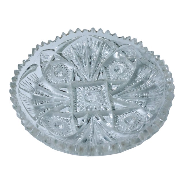 1910s Imperial Glass NuCut Bowl For Sale