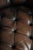 Large Vintage Chesterfield Desk Chair in Cowhide Leather For Sale - Image 17 of 18