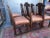 Spanish Revival Early 20th Century Portuguese Dining Chairs - Set of 6 For Sale - Image 3 of 11