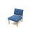 1970s Vintage Blue Armchairs, 1970s For Sale - Image 5 of 9