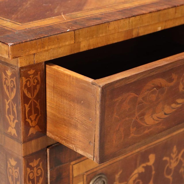 Neoclassical Style Mahogany Chest of Drawers For Sale - Image 4 of 12