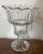 American Large Antique 19th Century American Flint Glass Crystal Footed Centerpiece Fruit Bowl or Pineapple Stand For Sale - Image 3 of 12