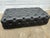 1950s Large Chesterfield Style Tufted Black Italian Leather Ottoman Bench For Sale - Image 4 of 11
