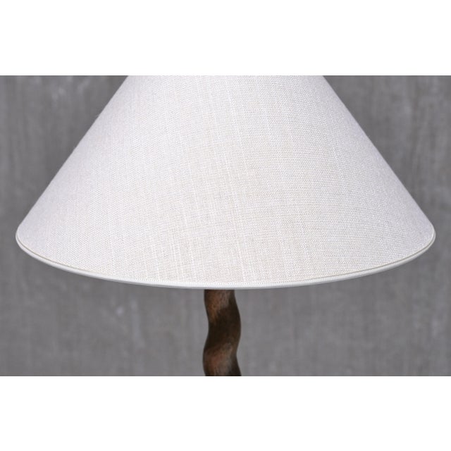 Hammered Copper Model 6834 Table Lamp by Harald Notini for Böhlmarks, Sweden, 1920s For Sale - Image 10 of 11