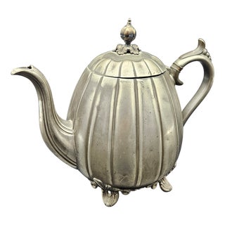 Pewter Teapot from James Dixon & Sons Shefield For Sale