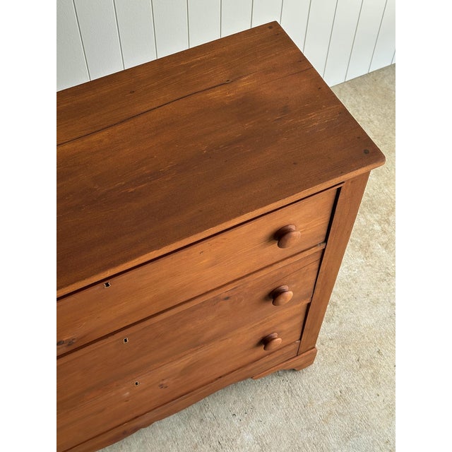 Late 19th Century Antique Pine Chest of Drawers For Sale - Image 10 of 18