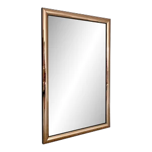 Tessellated Metallic Gold Framed Wall Mirror in the Manner of Ello