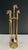 These very beautiful and elegant neoclassical style fireplace tools are made of brass. They are decorated with chiseled...