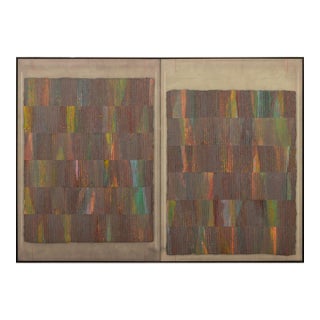 Philip Edward Mullen "Burnt Steel" Diptych, 1979 For Sale