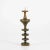 Large Brutalist Candleholder in Wood and Brass attributed to Antonin Hepnar, 1970s For Sale - Image 4 of 4