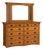 Mission Oak Dresser With Mirror For Sale