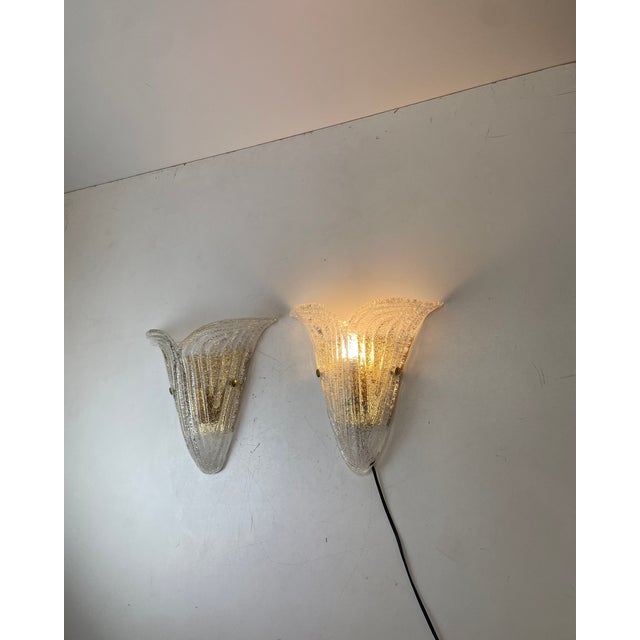 Murano Graniglia Wall Lamps by Italamp, Italy, 1980s, Set of 2 For Sale - Image 11 of 16