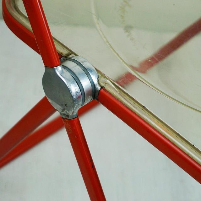 Acrylic Glass Folding Chair by G. Piretti for Castelli, Italy, 1970s For Sale - Image 6 of 16