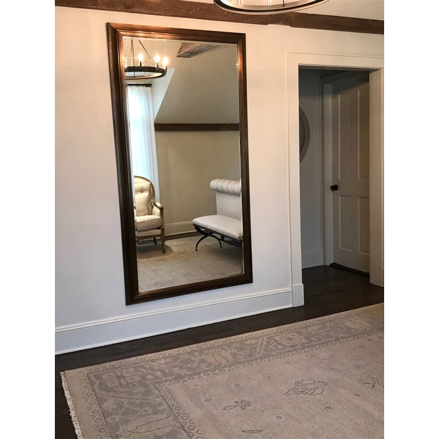 Restoration Hardware English Aged Bronze XLarge Leaning Mirror Chairish