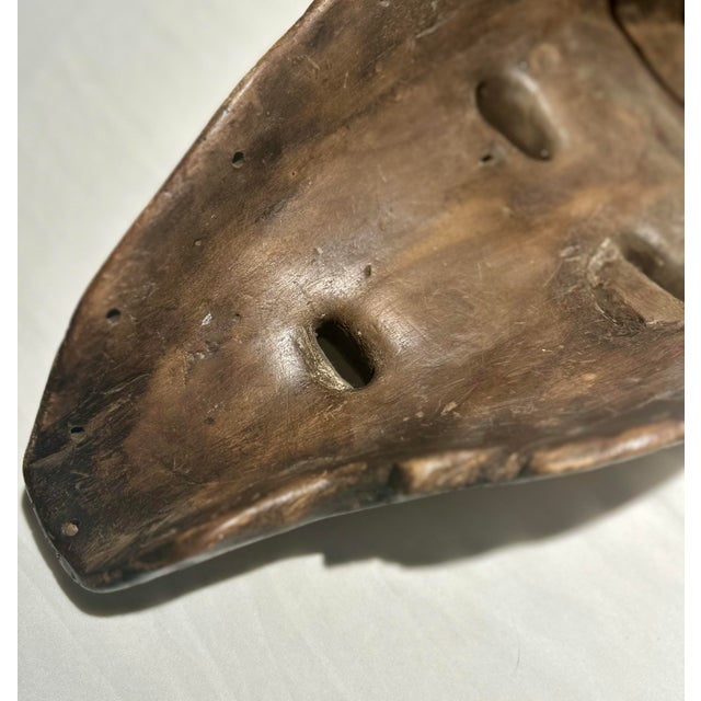 1960s 1960s African Mbagani Hand Carved Mask For Sale - Image 5 of 8