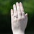 Metal 1900-1909 1.33 Carat Center Diamond Platinum Engagement Ring, Size 7.25 For Sale - Image 7 of 7