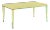 Casa Cosima Sutton Dining Table, Pale Avocado For Sale